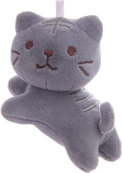 Japon Sevimli Kedi Üç Çiçekli Kedi Bebek Peluş Yastık Kedi Bebek Bebek Hediye Kedi Peluş (Yurt Dışından)