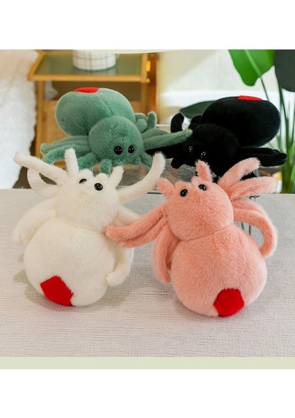 Kırmızı Kuyruklu Örümcek Bebek Cadılar Bayramı Peluş Oyuncak Simülasyon Küçük Örümcek Bebek Alternatif Komik Bebek (Yurt Dışından) fiyatları