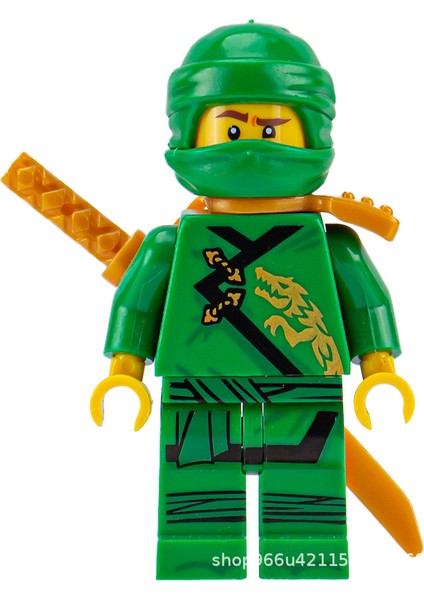 Ninja Savaşçı Süper Kahraman Askeri Figure Yapı Blokları Montaj Oyuncak (Yurt Dışından)