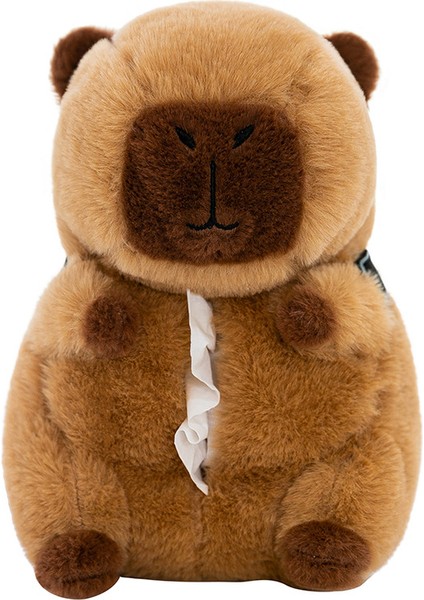 Capybara Peluş Oyuncak Yaratıcı Araba Kağıt Kutusu Bebek Çirkin Sevimli Bebek Kapibala (Yurt Dışından)
