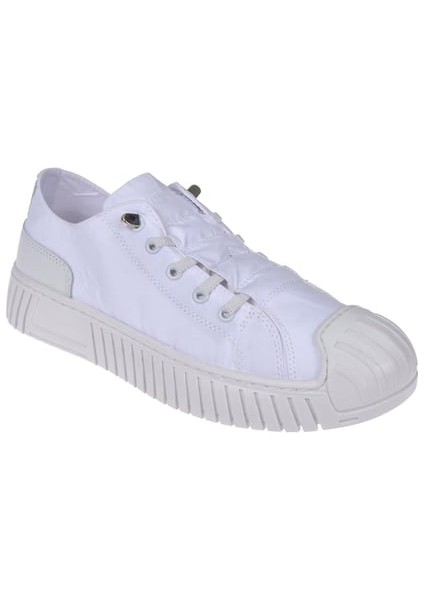 Miz Mooz 30131 Kadın Lastikli Paraşüt Kumaş Sneaker Ayakkabı Beyaz