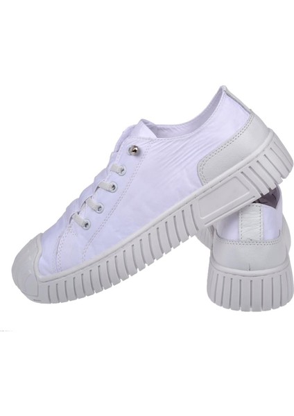 Miz Mooz 30131 Kadın Lastikli Paraşüt Kumaş Sneaker Ayakkabı Beyaz modelleri