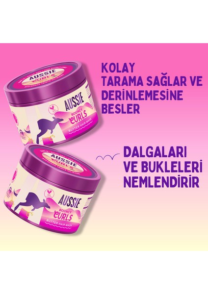 Bouncy Curls Kıvırcık ve Dalgalı Saçları Açan ve Nemlendiren Saç Maskesi 500 ml