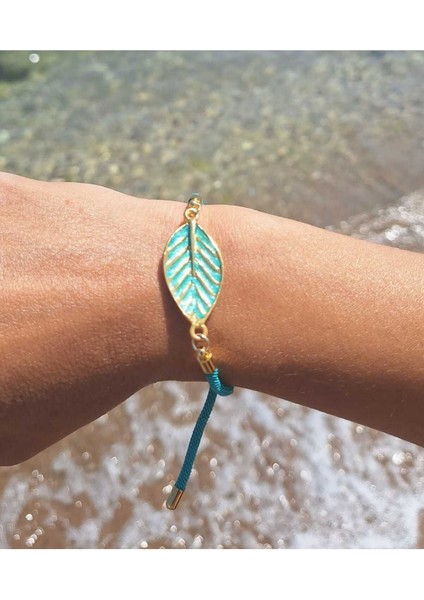 Altın Yeşil Yaprak Bileklik fırsatları