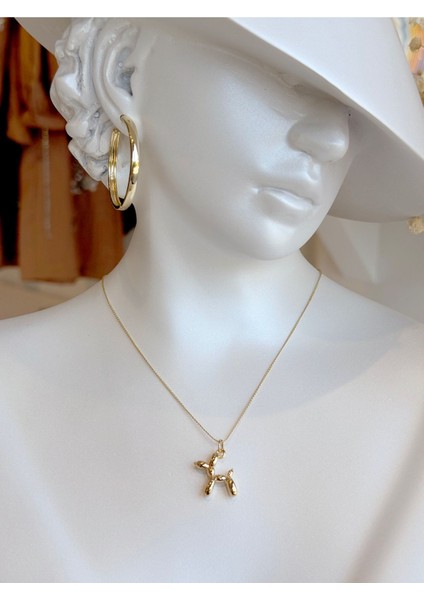 Kadın Balon Köpek Modern Çelik Kolye fiyatları