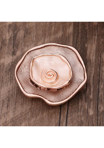 Emaye Renkli Geometrik Çiçek Manyetik Broş Bayanlar Moda Yaratıcı Üst Düzey Çiçek Broş (Yurt Dışından)