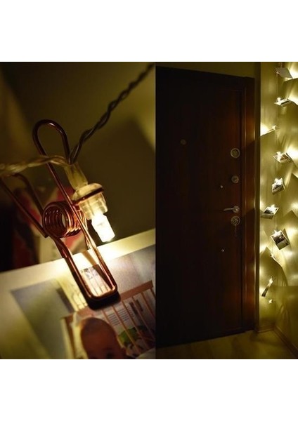 Buffer® Bakır Renkli LED Işıklı Fotoğraf Asma Işık Süsleme Mandalları fiyatları