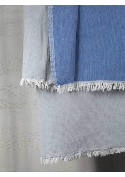 3 Katlı Müslin Bebek Havlusu Mavi – %100 Pamuk, 100x100 cm, 0–6 Yaş, Yumuşak ve Emici fiyatları
