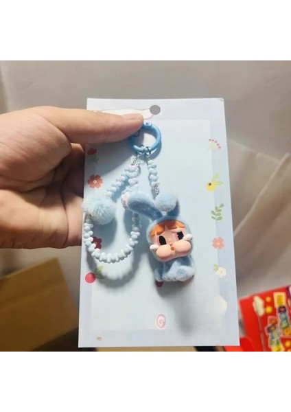 Kawaii Akıllı Crybaby × Uçan Küçük Polis Zinciri Backpack Kolye Inspeart Boncuklu Bilezikler Dekorasyon Anahtar: 2 (Yurt Dışından)