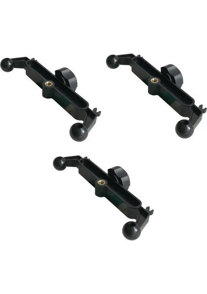 Çeşitli Braket Interca Renk Için Çift Konumlu Cep Telefonu Tutucu 17MM Bilyalı Kafa Adaptör Uzantısı Çift Kamera Konumları Ile: 3pcs (Yurt Dışından)