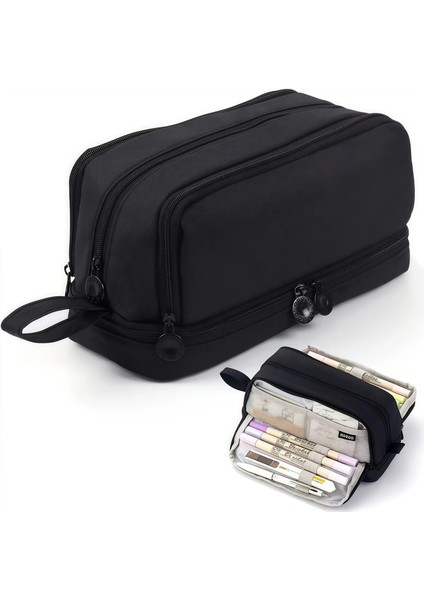 Büyük Kapasiteli Portatif Kırtasiye Kasası, Dalı Çizilmeye Dalı Kalem Kutusu, Okul, Ofis ve Okul Malzemeleri (Yurt Dışından)