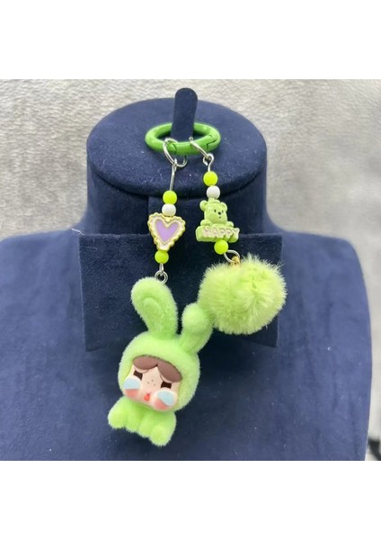 Yeni Crybaby Keychain Üç Boyutlu Bebek Okul Çantası Dekorasyonu Kawaii Karikatür Erkek ve Kadın Telefon Zinciri Çocuk Günü Hediye Renk: F (Yurt Dışından)