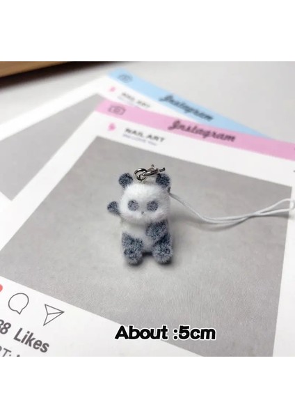 Yavru Köpek Kolye Karikatür Köpek Kutup Ayısı Anahtarlık Kolye Kızlar Telefon Kordon Anahtarları Küçük Hediye Cep Telefonu Aksesuarları: B10 Telefon Takılar (Yurt Dışından)