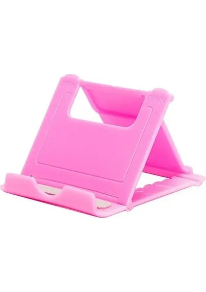 Masa Telefon Tutucu Masası Stand Standı Ipad iPhone Için Masaüstü Stand Samsung Xiaomi Huawei Katlanır Evrensel Cep Telefonu Holdercolor: Pink (Yurt Dışından)