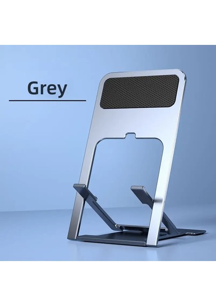 Evrensel Telefon Tutucu Katlanabilir Masaüstü Montaj Stand Ayarlanabilir Akıllı Telefon Destek Tablet Ipad iPhone Samsung Masası Holdercolor: Gri (Yurt Dışından)