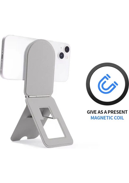 Evrensel Masaüstü Manyetik Telefon Tutucu Çok Fonksiyonlu Braket Metal Masası Stand Açısı Ayar Tutucu Telefon Aksesuarları Renk: 3 (Yurt Dışından)