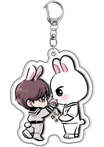 Skzoo Stray Kids Keychain Akrilik Kpop Keychaın ​​aksesuarları, Sokak Kids Aksesuarları Yaratıcı Çantalar Araba Keychain Friends Hediye Kilo: Z22 (Yurt Dışından)