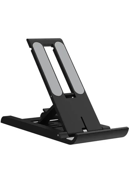 Masaüstü Katlanabilir Telefon Tutucu Stand Taşınabilir Tablet Stand Masası Iphone 13 Pro iPad Mobil Telefon Tableti Için Tembel Braket 12OLOR'UN Altında: Siyah (Yurt Dışından)
