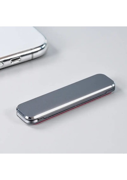 Katlanır Mini Metal Telefon Tutucu Alüminyum Alaşım Katlanabilir Masaüstü Stand 360 Dönen Evrensel Cep Telefon Masası Bracketcolor: Siyah (Yurt Dışından)