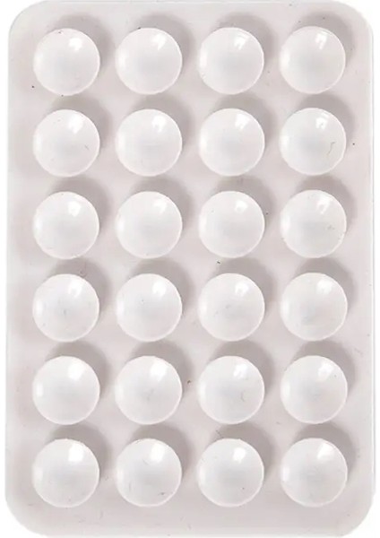 Cep Telefonu Fikstürü Için Çift Yan Silikon Emme Pedi Emme Kupası Sabit Ped Renk Için Soluk Silikon Kauçuk Sucker Pad: Pic Olarak (Yurt Dışından)