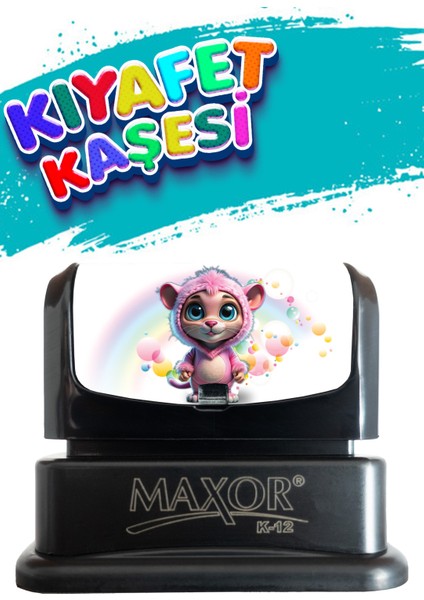 Kıyafet Kaşesi Panter Temalı Öğrenci Kaşesi / Kıyafet Etiketi / Kumaş Kıyafet Kaşesi
