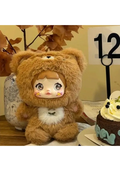 Nommi Sevgisizlik Asla Bitmeyen Kutu Nommi Vinil Peluş Bebek Sürpriz Kutu Sevimli Aksiyon Figürü Li Çanta Kolye Bebek Oyuncak Hediyeleri Renk: Daha Az Panda (Yurt Dışından)