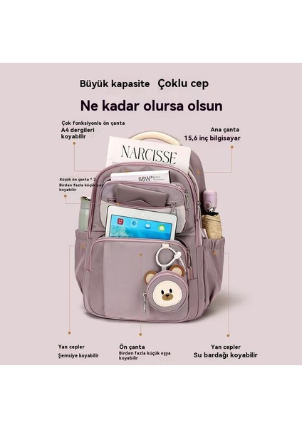 Sırt Çantası Basit Büyük Kapasiteli Seyahat Sırt Çantası Kadın Boş Zaman Ortaokul Öğrencileri Lise Öğrencileri Yeni Okul Çantası (Yurt Dışından) fırsatları