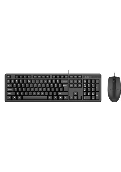 A4 Tech KR-3330 Q Usb Fn-Multimedya Klavye + Optik Mouse Set