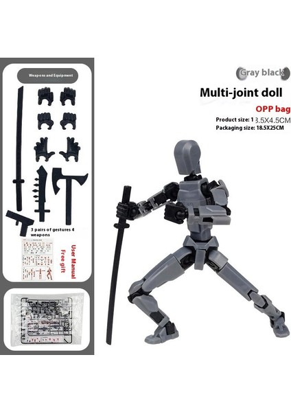 Çok Eklemli Hareketli Bebek Şanslı 13 Eklemli Bebek Yapı Taşları Süsleri Moda Bebek 3D Oyuncaklar (Yurt Dışından)