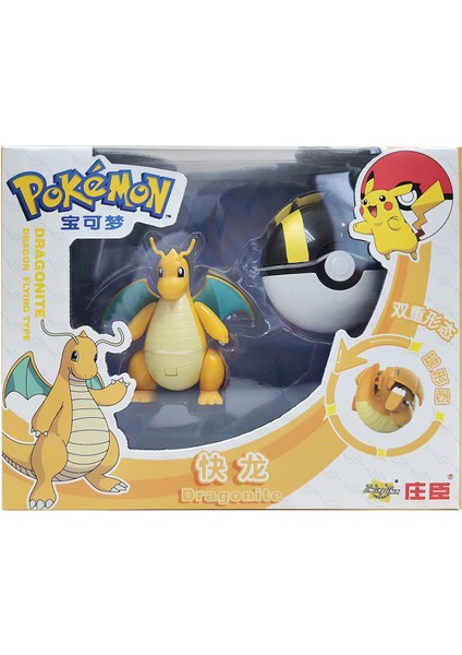 Pokemon Pikachu Pokemon Pokemon Topu Çocuk Dönüşüm Oyuncağı (Yurt Dışından)