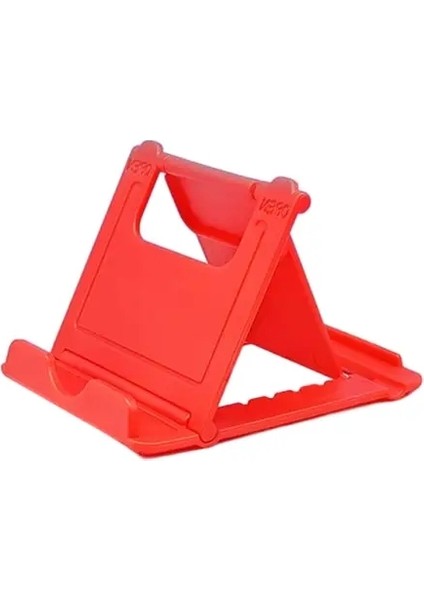 Telefon Tutucu Masası Cep Telefonunuz Için Stand Tipod Braketi Iphone iPad Tablet Xiaomi Huawei P30 Renk: Kırmızı-1pcs Için Plastik Katlanabilir Destek (Yurt Dışından)