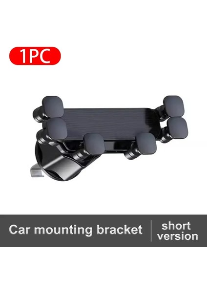 Seametal Araba Telefon Tutucu Yerçekimi Otomatik Cep Telefonu Stand Mount Universal Için Araç Hava Outlet Havalandırma Cep Telefonu Braketi Accessoriescolor: Kısa Tür (Yurt Dışından)
