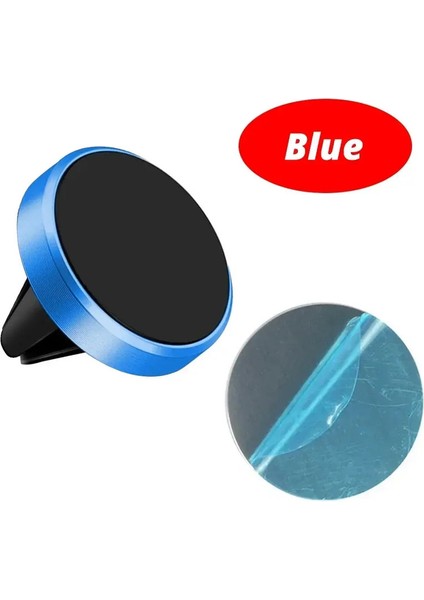 Hava Havalandırma Manyetik Araba Telefon Tutucu Mıknatıslı Akıllı Telefon Mobil Stand Hücre Gps iPhone 13 Için Destek 13 12 Xr Xıaomı Mı Huaweı Samsungcolor: Mavi (Yurt Dışından)