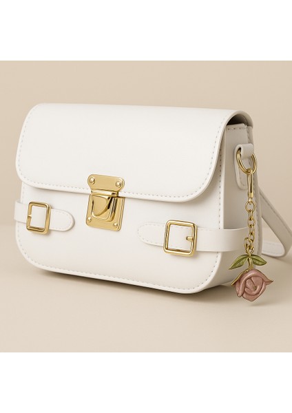 Morvé Blanche Rose Charm Kadın Çanta