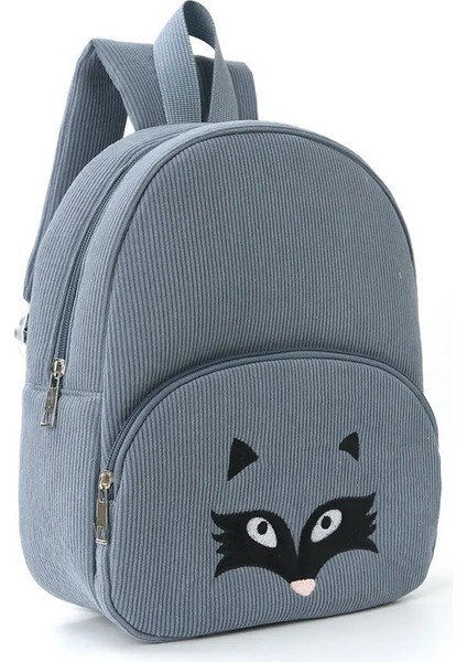 Özelleştirilmiş Ad Toddler Sırt Çantası Karikatür Ayı Bear Casecy Sırt Çantası Işlemeli Ad Sırt Çantası Peluş Çanta Renk: Mavi Tilki/boyut: Adına Gerek Yok (Yurt Dışından)