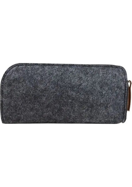 1pc Kawaii Keçe Kurşun Kalem Kılıfı Büyük Kapasiteli Kalem Torbası Kalem Çantası Kızlar Için Okul Ofis Malzemeleri Organizatör Renk: Koyu Gri A (Yurt Dışından)