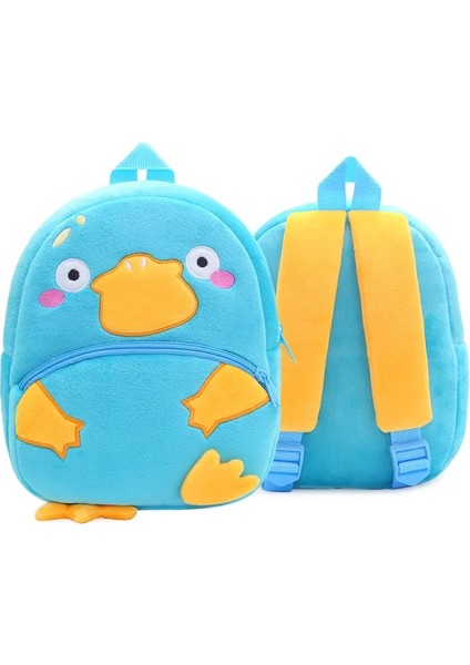 Moda Çocuk Okul Çantaları 3D Biyomimetik Hayvan Çocuklar Backpack Anaokulu Erkek ve Kız Okul Çantaları Mini Sırt Çantası Kitap Çantası 4 Renk: Platypus (Yurt Dışından)