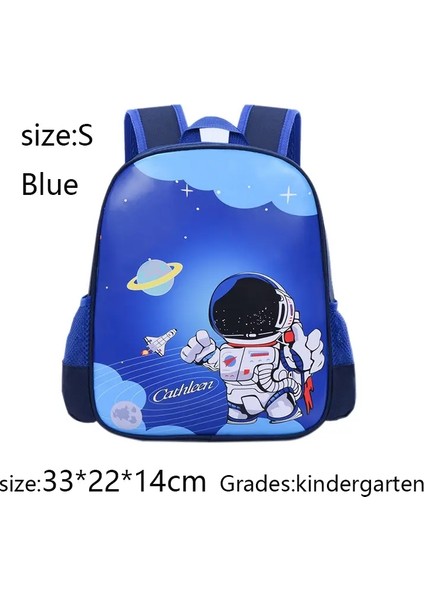 Anaokulu Birincil Bookbag Çocuklar Sırt Çantası Sevimli Yıldız Astronot Çocuk Çocuk Çantası Öğrenci Su Geçirmez Erkek Boy Backapckccolor: Green-S (Yurt Dışından)