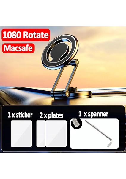 Manyetik Araba Telefon Tutucu Stand Iphone 12 13 14 Pro Max Mini Mıknatıs Araç Hava Havalandırma Klipli Cep Telefonu Montaj Renk: D27 Şerit (Yurt Dışından)