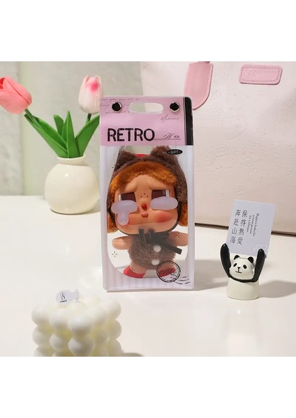 20CM Crybaby Şeffaf Toz Geçirmez Depolama Koruyucu Kapak Yırtılma Fabrikası Crybaby Bebek Çantası Yürüyüş Bebek Çantası Asılı Dekorasyon Kol: Bir Kutu/boyut: Bebek Yok (Yurt Dışından)