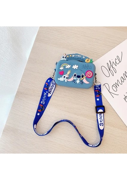 Sevimli Çizgi Film Internet Ünlü Küçük Çanta, Mini Silikon Sanrio El Para Çantası, Çocuk Omuz Crossbody Çanta Rengi: Dikiş (Yurt Dışından)