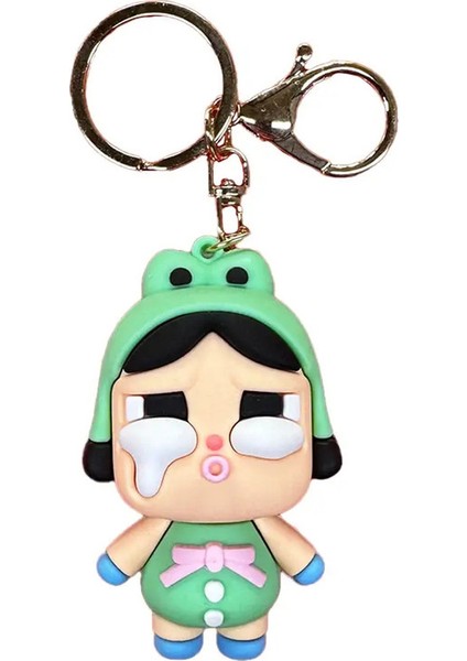 Stokta Yeni Crybaby Crying Again Seri Serisi Kutu Figürleri Vinil Yüz Bebek Crybaby Kolye Anahtarı Kutusu Oyuncak Hediye Renk: 1 Pcs (Yurt Dışından)