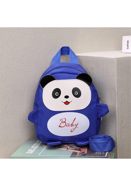 Mini Sırt Çantası Bebek Çanta Panda Karikatür Çocuk Çanta Anti-Kayıp Çanta Bebek Kız Erkek Çocuklar Için Okul Öncesi Çocuklar Renk: Mavi (Yurt Dışından)