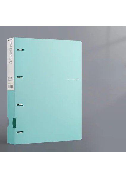 Yeni Taşınabilir 4 Delikli D Tipi Klasör A4 Plastik Depolama Klasörü Gevşek Yapraklı Saklama Kutusu Dosya Çantası Öğrenci Dosyası Dosya Depolama Boxcolor: Mavi (Yurt Dışından)