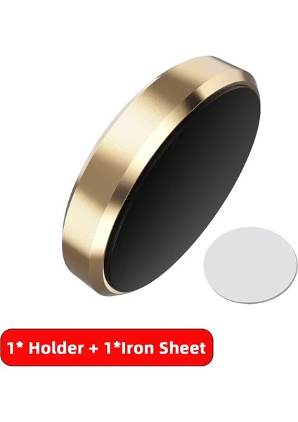 Manyetik Araba Telefon Tutucu Evrensel Araba Telefon Stand Iphople Samsung Xıaomı Huaweı Gösterge Tablosu Duvar Montajlı Araba Mıknatıs Sticker Renk: Altın (Yurt Dışından)