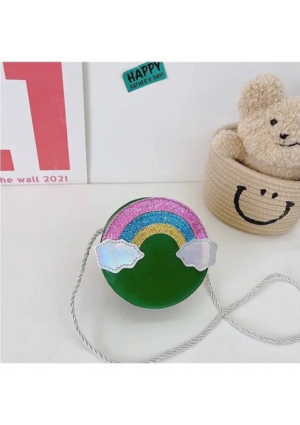 Çocuk Çantası Ilkokul Karikatür Sevimli Gökkuşağı Para Cüzdanı Mini Crossbody Çanta Kızlar Için Çocuklar Için (Yurt Dışından)