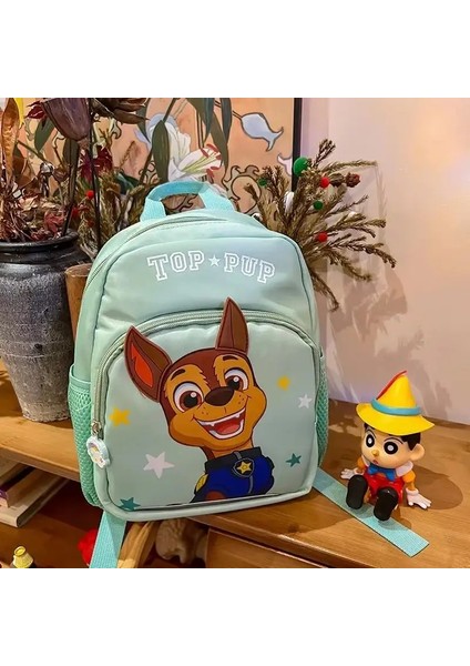 Paw Patrol Chase Skye Sırt Çantası Yüksek Kaliteli Okul Çantası Çocuklar Okul Öncesi Çanta Çantası Anime Çanta Anaokulu Sıralama Çantası Renk: Açık Yeşil (Yurt Dışından)