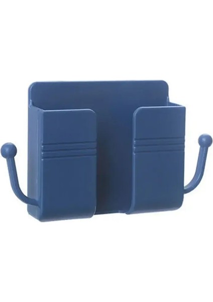 Cep Telefonu Duvar Tutucu Evrensel Cep Telefonu Şarj Kanca Asılı Stant Braket Kancaları Şarj Cep Telefonu Aksesuarları Renk: Mavi (Yurt Dışından)