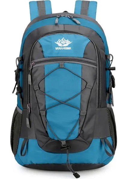 Su Geçirmez Yürüyüş Sırt Çantası Hafif Açık Yürüyüş Çantası Büyük Kapasiteli Seyahat Çantası Yürüyüş Bisiklet Erkek ve Kadınlar Için Sırt Çantası Renk: Sky Mavisi (Yurt Dışından)