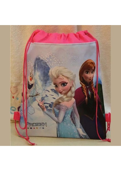 Karikatür Disney Dondurulmuş Elsa Depolama Çantası Anime Çocuk Taşınabilir Günlük Okul Çantası Kadın Kızlar Seyahat Sırt Çantası Drawstring Çanta Renk: 9 (Yurt Dışından)